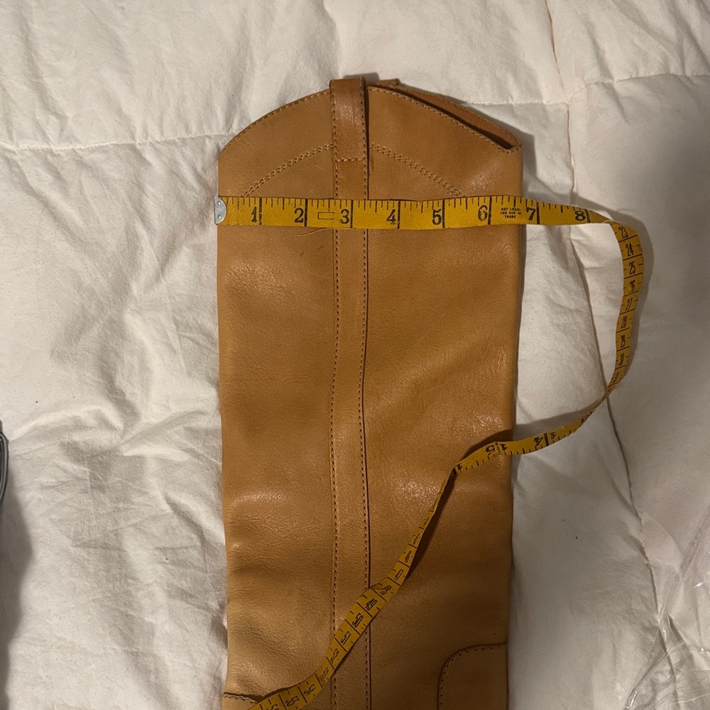 Tan Knee-High Leather Boots - Picture 9 of 10